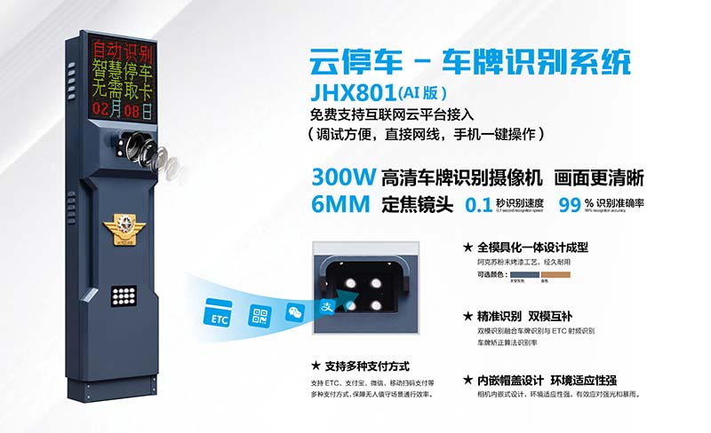 车牌识别JHX801